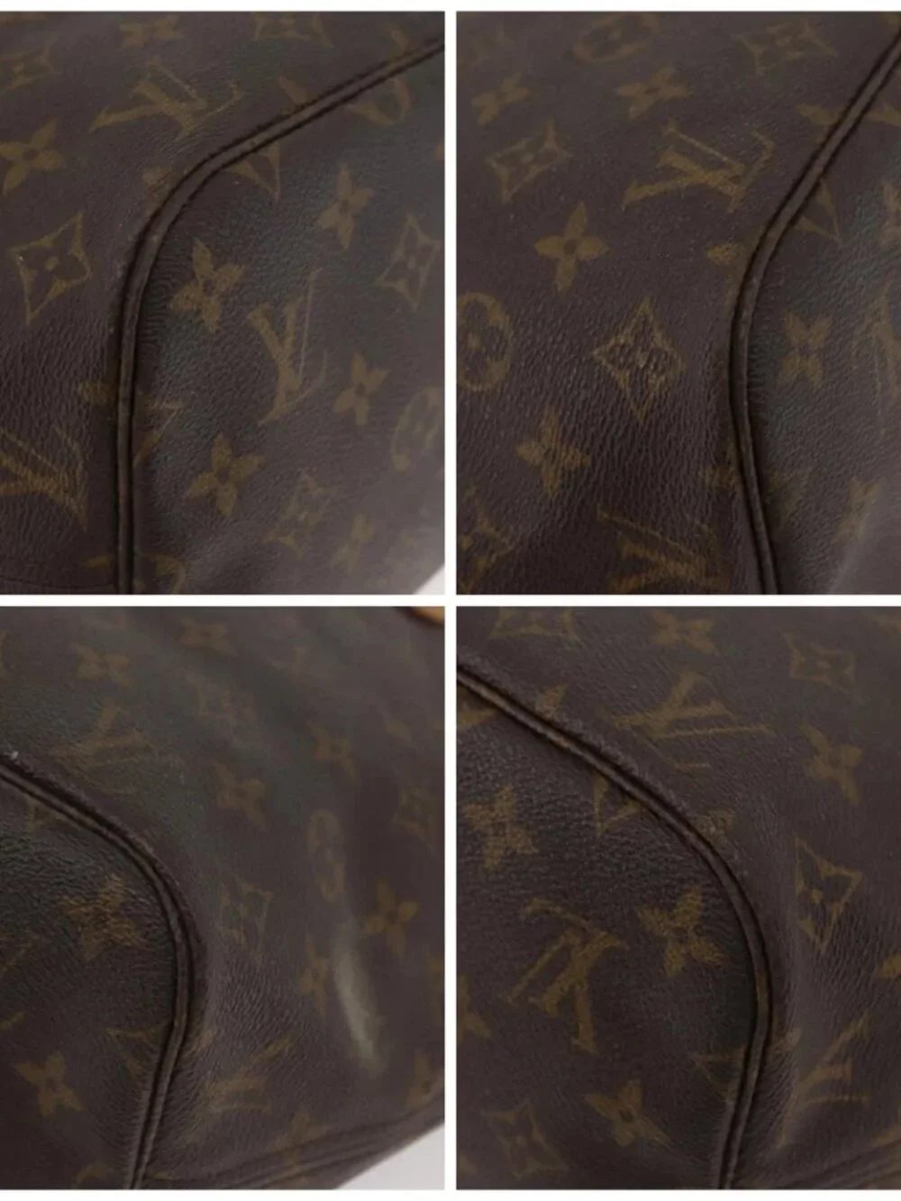 LOUIS VUITTON Monogram Neverfull MM Tote Bag M40156 LV Auth ka3917